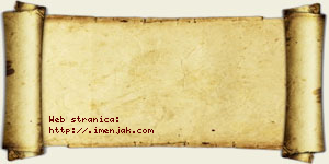 Anđa Sibinović vizit kartica